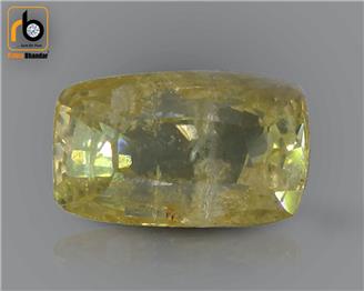 NATURAL UNHEATED UNTREATED Yellow Sapphire / Pukhraj 5.16 CT.. ( 89558 )